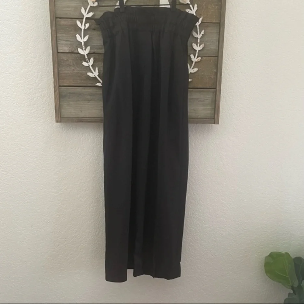 J. Crew Point Sur paper bag waist black pants size‎ 10